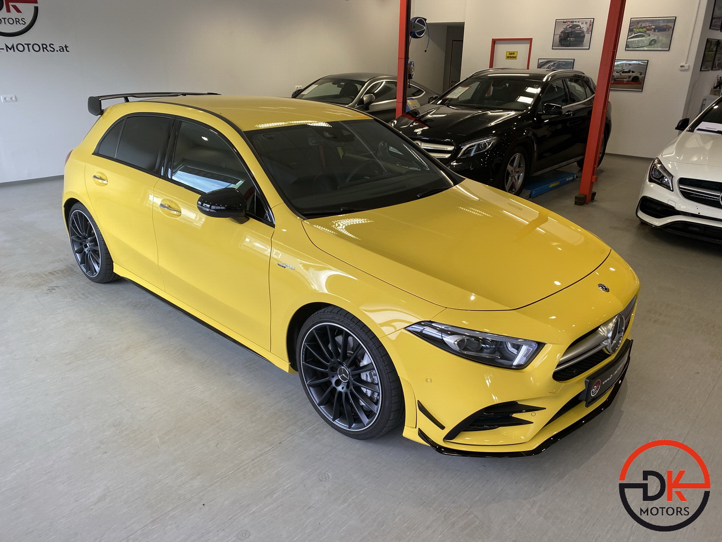 Mercedes A35 AMG Yellow